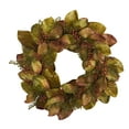thumbnail image 1 of Nearly Natural Floral Plastic Wreath, 30.00" (Assorted Colors), 1 of 3
