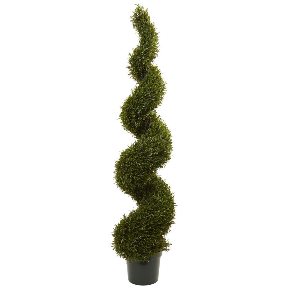 Nearly Natural Home Decor 6' Rosemary Spiral Tree (Indoor - Outdoor)