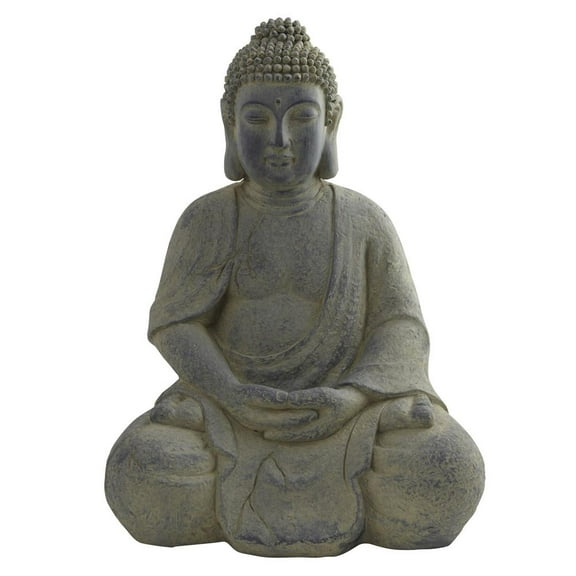 Nearly Natural Sitting Buddha Statue (Lotus Pose) - Indoor/Outdoor