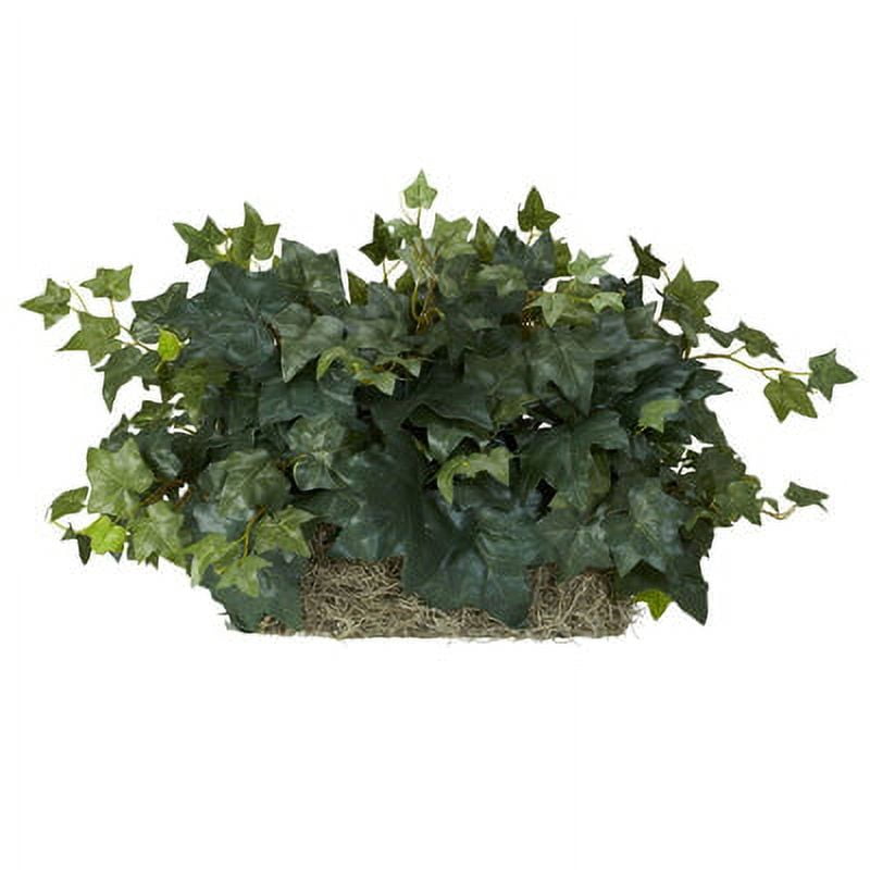 Lush Green 18" Silk Ivy Tabletop Plant in Decorative Foam