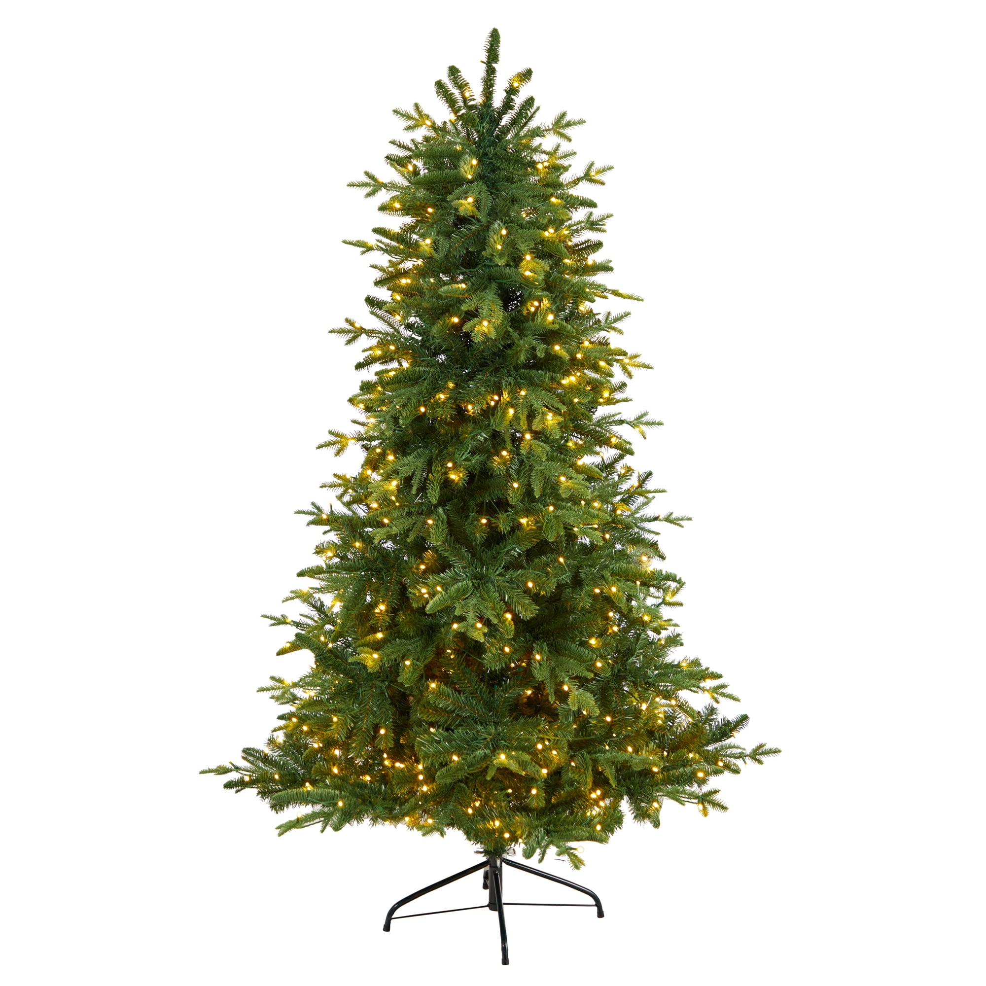 Nearly Natural Montreal Prelit LED Pine Christmas Tree - 6 Ft