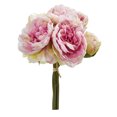 thumbnail image 1 of Nearly Natural Peony Bouquet Artificial Flower (Set of 6), Pink, 1 of 1