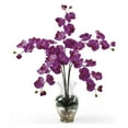 thumbnail image 1 of Nearly Natural Phalaenopsis Liquid Illusion Artificial Flower Arrangement, Pink, 1 of 3
