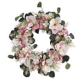 thumbnail image 1 of Nearly Natural Plastic All Occasion Hydrangea Magnolia Artificial Wreath, 20" (Multicolor), 1 of 4