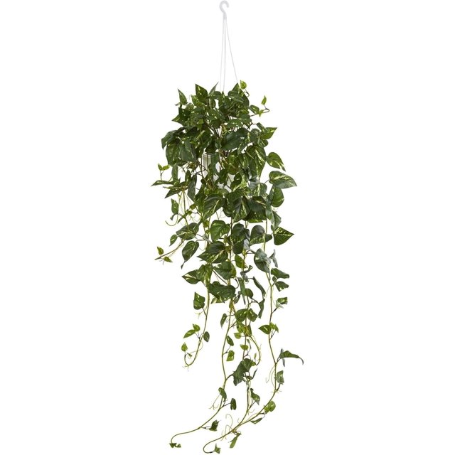Nearly Natural Pothos Hanging Basket Artificial Plant