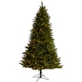 thumbnail image 1 of Nearly Natural Prelit LED Green Decorated Spruce Christmas Tree, 1336 Bendable Branches 7.5', 1 of 11
