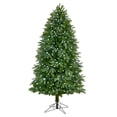 thumbnail image 1 of Nearly Natural Prelit LED Green Holiday Fraser Fir Christmas Tree, with 965 Bendable Branches 6.5', 1 of 11