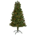 thumbnail image 1 of Nearly Natural Rocky Mountain Spruce Artificial Christmas Tree with Pinecones, 1 of 7