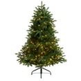 thumbnail image 1 of Nearly Natural South Carolina Spruce Artificial Christmas Tree with 200 White Warm Lights, 1 of 2