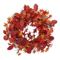 thumbnail image 1 of Nearly Natural Synthetic Wreath, 22" (Red), 1 of 3