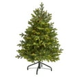 thumbnail image 1 of Nearly Natural 4ft. North Carolina Fir Artificial Christmas Tree with 250 Clear Lights and 1003 Bendable Branches, 1 of 7