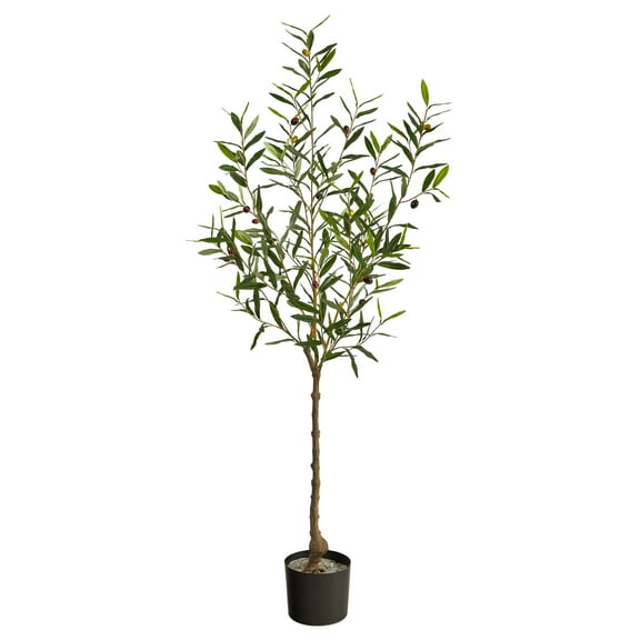 Nearly Natural T2725 5 ft. Olive Artificial Tree