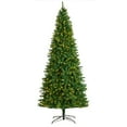 thumbnail image 1 of Nearly Natural Valley Clear Prelit LED Green Decorated Fir Christmas Tree, with 2093 Bendable Branches 9', 1 of 10