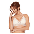 thumbnail image 1 of Nearly Nude Micro Bralette with Lace in Ivory, XL, 1 of 2