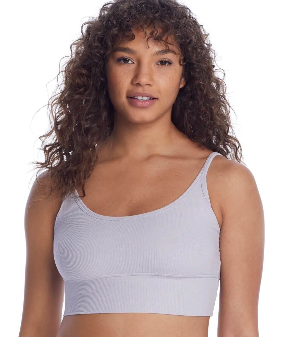 NearlyNude PLATINUM 2x2 Modal Ribbed Double Scoop Wirefree Bralette, US