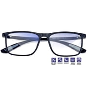 Nearsighted Distance Glasses for Men Oversized Near Sighted Vision Driving See Far Vision Eyeglasses Large Non Prescription Myopia Farsighted Eyewear Wide Blue Light Nearsightedness Frame -2.5