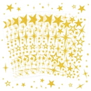 Neasyth 536pcs Gold Star Stickers, Large Small Star Shape Sticker for Kids Reward Teacher DIY Craft Home Christmas Party Decals