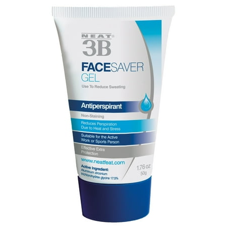 Neat Feat 3B Face Saver Antiperspirant Gel for Facial Perspiration & Shine
