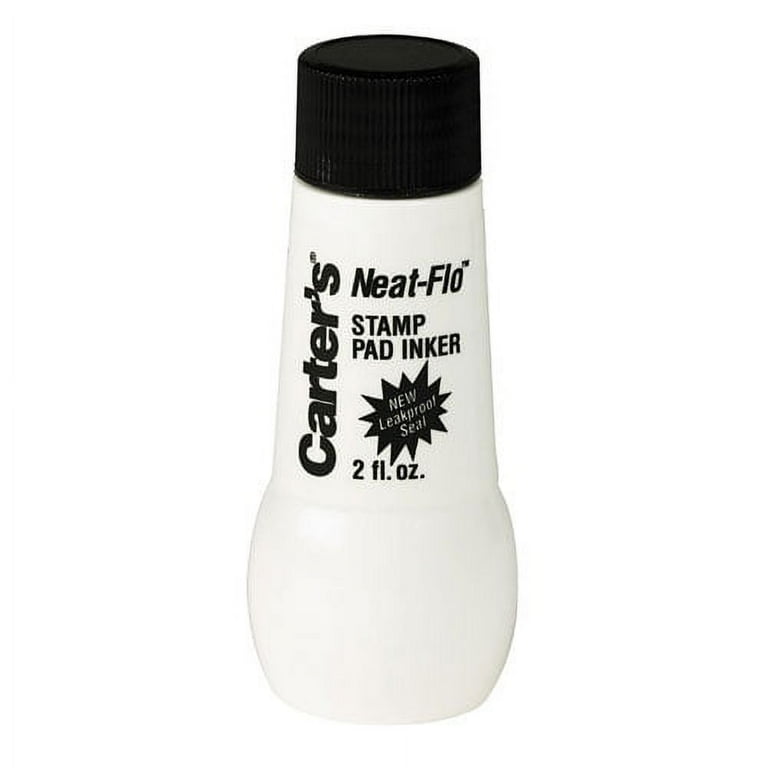 Neat-Flo Stamp Pad Inker, 2 oz Bottle, Black Neat-Flo Stamp Pad Inker, 2 oz Bottle, Black