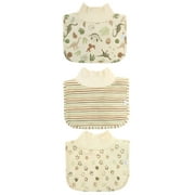 Neat Solutions 3 Pack Boy Printed Mock Neck Bib
