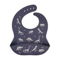 thumbnail image 1 of Neat Solutions Dinosaur Print Infant Silicone Bib, 1 of 5