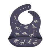 Neat Solutions Dinosaur Print Infant Silicone Bib
