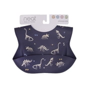 Neat Solutions Dinosaur Print Infant Silicone Bib