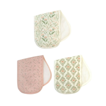 Neat Solutions Girl 3 Pack Infant Burp Cloth