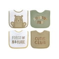 thumbnail image 1 of Neat Solutions Neutral 4 Pack Bear Bib, 1 of 8