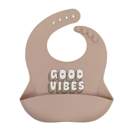 Neat Solutions Neutral Saying Silicone Bib