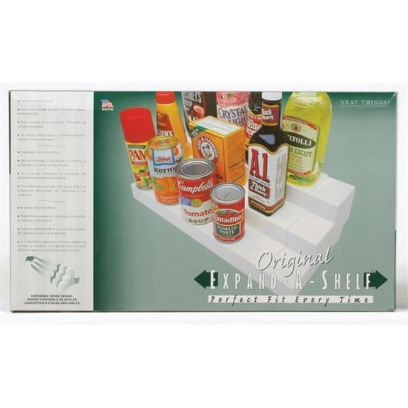 Neat Things 01703 8 in. Original Shelf Expand  White