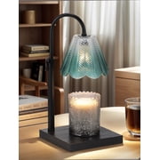 NeatGlow Adjustable Height Candle Warmer Lamp with Timer, 2 Bulbs Included, High Quality Glass Design, Elegant Home Décor, Gift