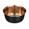 thumbnail image 1 of Neater Pet Brands Hammered Decorative Designer Bowls - Luxury Style Premium Dog and Cat Dishes Medium Black Copper, 1 of 88