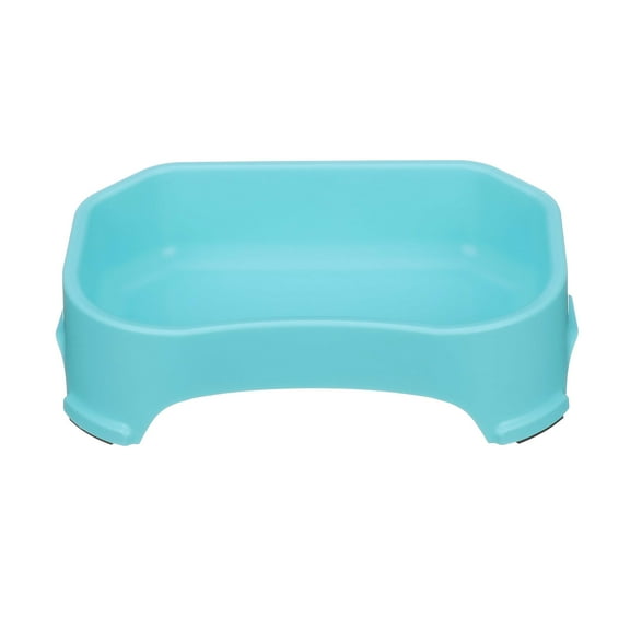 Neater Pets Big Bowl for Dogs - Great for Multi-Pet Households - Extra Large Plastic Trough Style Food or Water Bowl for Use Indoors or Outdoors, Aquamarine, 1.25 Gallon (160 Oz.)