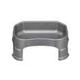 thumbnail image 1 of Neater Pets Big Bowl with Leg Extensions for Dogs - Raised for Feeding Comfort - Extra Large Plastic Trough Style Food or Water Bowl for Use Indoors or Outdoors, Gunmetal, 1.25 Gallon (160 Oz.), 1 of 12