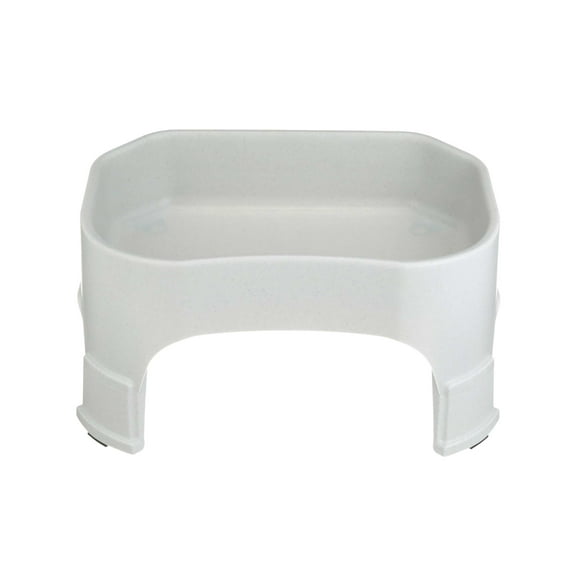 Neater Pets Giant Bowl with Leg Extensions for Dogs - Raised for Feeding Comfort - Extra Large Plastic Trough Style Food or Water Bowl for Use Indoors or Outdoors, Vanilla Bean, 2.25 Gallon (288 Oz.)