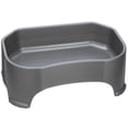 thumbnail image 1 of Neater Pets Giant Bowl for Large Dogs - Plastic Trough Style Food or Water Bowl, Gunmetal, 2.25 Gallon (288 oz.), 1 of 12