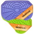 thumbnail image 1 of Neater Pets Neat-Lik Slow Feed Licking Pad for Dogs & Cats, Purple & Green Mats, 2 Pack, 1 of 10