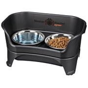 Neater Pets Neater Feeder Express Mess-Proof Elevated Food & Water Bowls for Medium to Large Dogs, Black