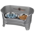 thumbnail image 1 of Neater Pets Neater Feeder Express Mess-Proof Elevated Food & Water Bowls for Medium to Large Dogs, Gunmetal, 1 of 11