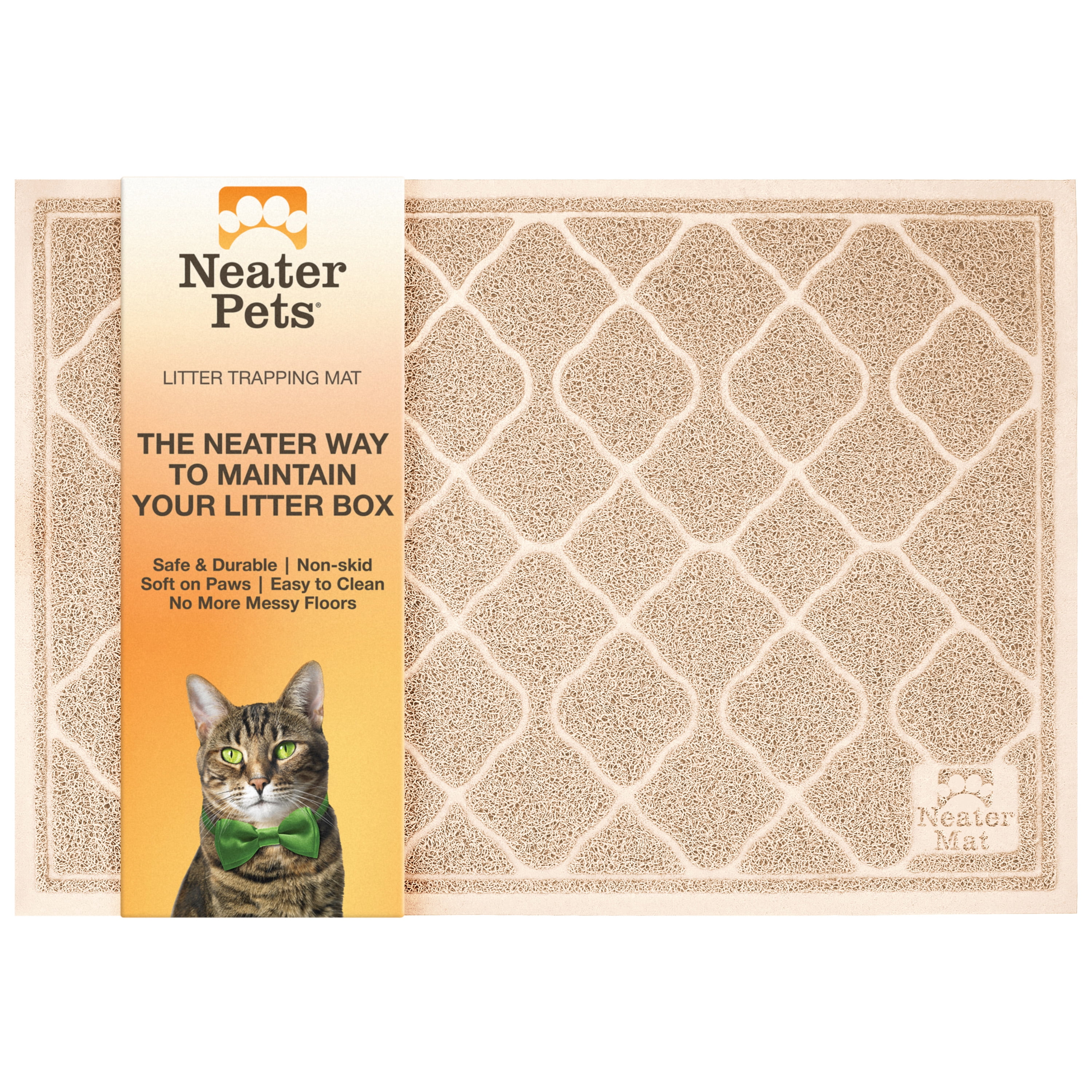 Neater Pets Neater Mat Litter Trapping Mat, Beige, 23" x 35"