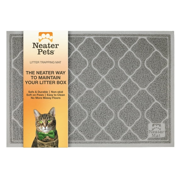 Neater Pets Neater Mat Litter Trapping Mat, Grey, 20" x 30"