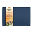 thumbnail image 1 of Neater Pets Neater Mat Waterproof Silicone Pet Water & Food Bowl Mat, Dark Blue, 19" x 12", 1 of 2