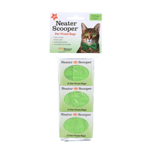 Neater Pets Neater Scooper Cat Litter Scoop Refill Bags, 45 Count
