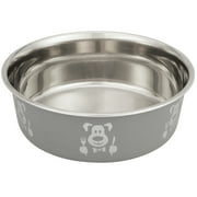 Neater Pets Stainless Steel Hungry Dog Bowl, Grey, 8 Cups