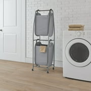 Neatfreak 3 Bushel 2-Tier Rolling Vertical Laundry Sorter