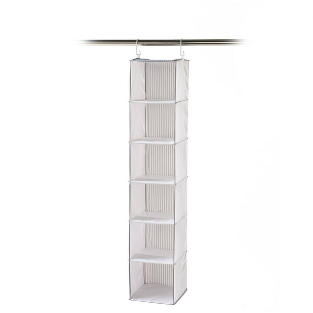 Neatfreak 6Shelf Closet Organizer, Grey Pixel
