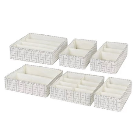 NEATFREAK Adjustable Drawer Organizers - Set of 6 (Pattern)