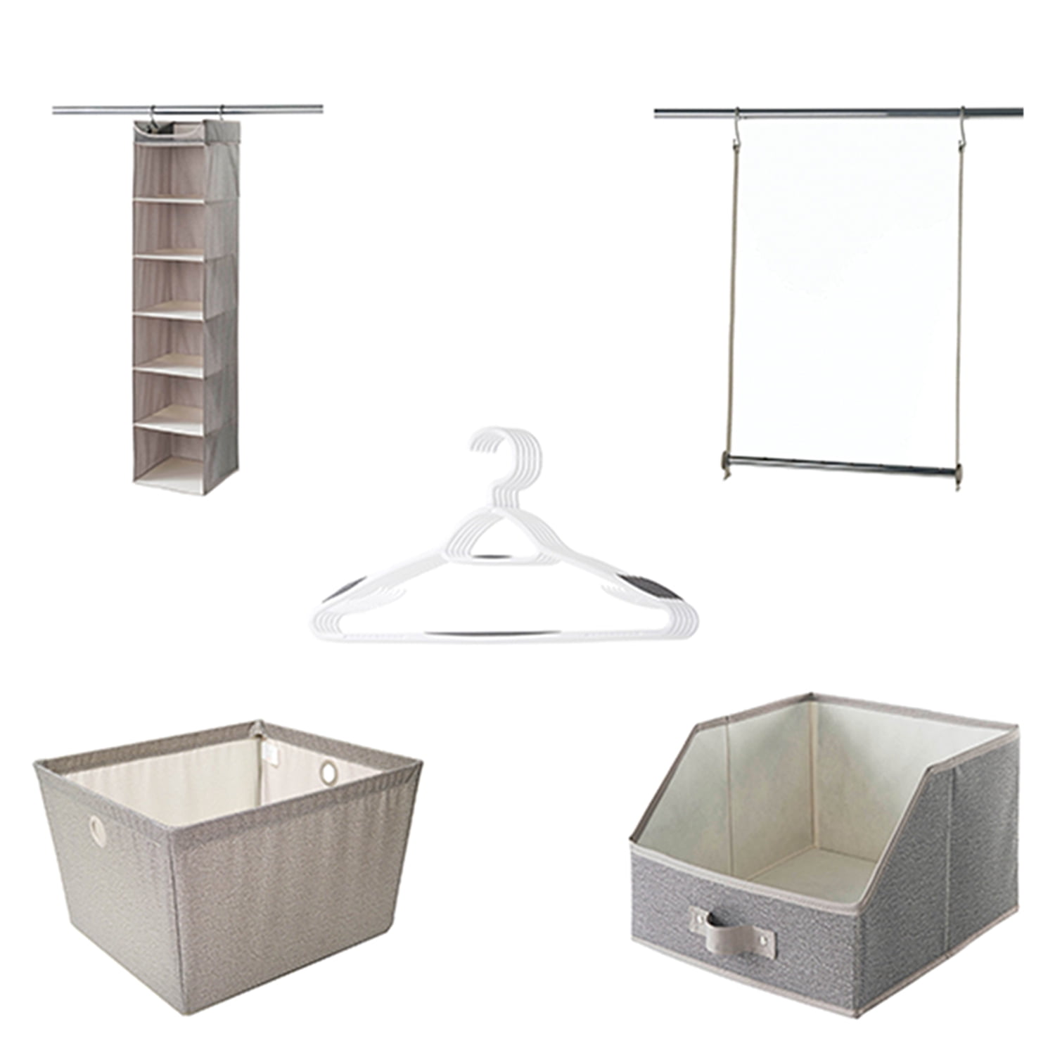 Neatfreak Harmony Twill Collection Hanging Closet Organizer, EasyView