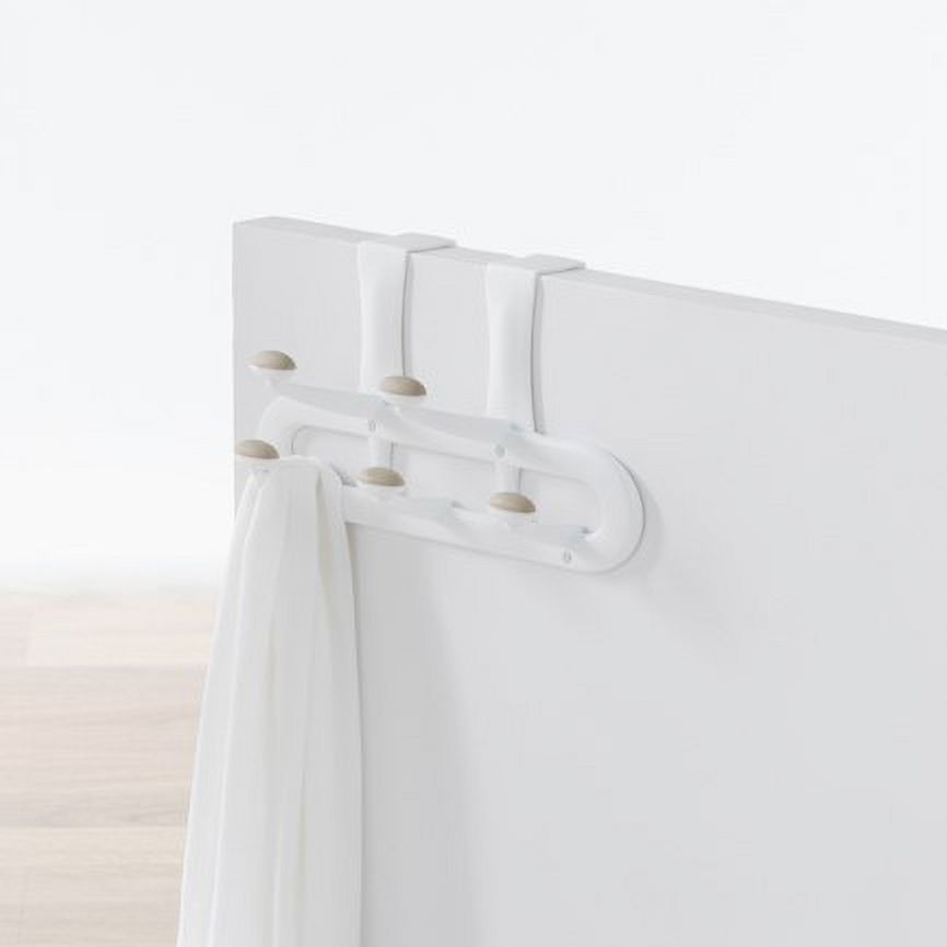 Neatfreak NonSlip Over the Door Hook, 5 Pegs